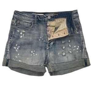 Anthropologie Button Fly High Rise Jean Sh…